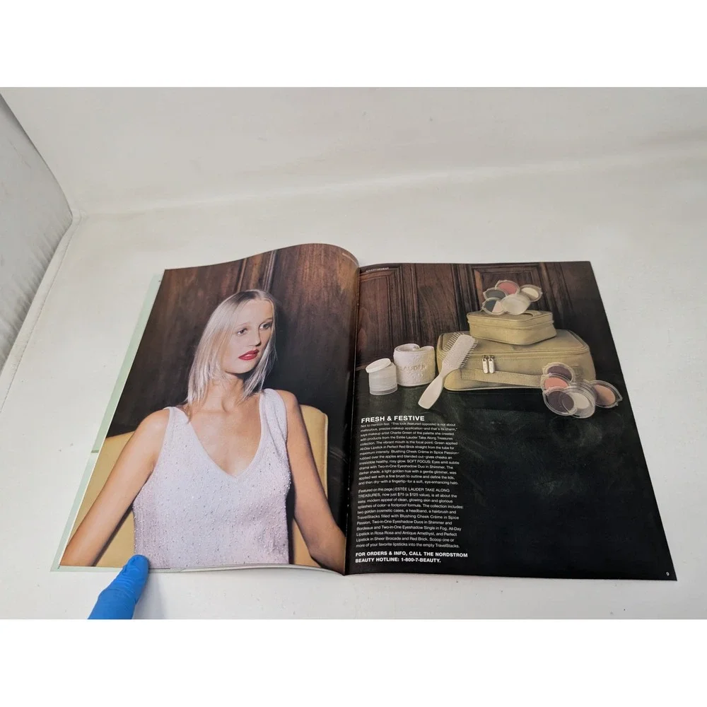 Nordstrom Beauty Catalog 1998 Wonderland Estee Lauder Gucci Clarins‎ VTG Fashion